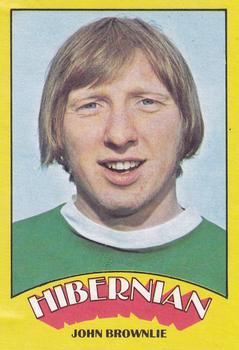 1974-75 A&BC Footballers (Scottish, Green backs) #78 John Brownlie Front