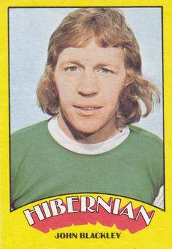 1974-75 A&BC Footballers (Scottish, Green backs) #80 John Blackley Front