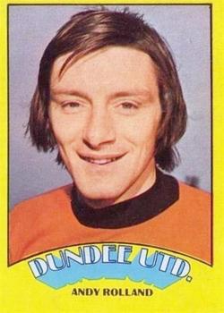 1974-75 A&BC Footballers (Scottish, Green backs) #99 Andy Rolland Front