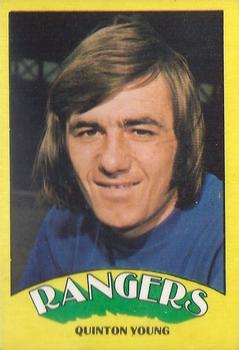 1974-75 A&BC Footballers (Scottish, Green backs) #110 Quinton Young Front