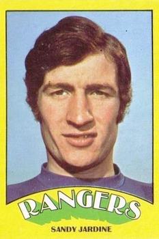 1974-75 A&BC Footballers (Scottish, Green backs) #122 Sandy Jardine Front