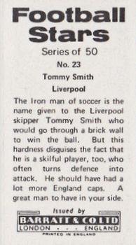1973-74 Barratt & Co. Football Stars #23 Tommy Smith Back