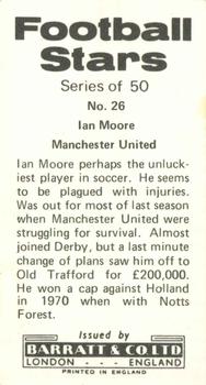 1973-74 Barratt & Co. Football Stars #26 Ian Storey-Moore Back