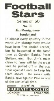 1973-74 Barratt & Co. Football Stars #30 Jim Montgomery Back