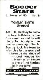 1972-73 Barratt & Co. Soccer Stars #8 Tommy Smith Back