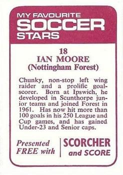 1971-72 IPC Magazines My Favorite Soccer Stars (Scorcher and Score) #18 Ian Moore Back