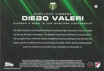 2020 Topps On-Demand Set 24: 2020 MLS Soccer Playoffs #6 Diego Valeri Back