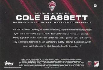 2020 Topps On-Demand Set 24: 2020 MLS Soccer Playoffs #9 Cole Bassett Back