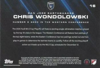 2020 Topps On-Demand Set 24: 2020 MLS Soccer Playoffs #16 Chris Wondolowski Back