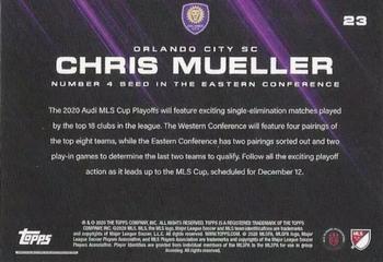 2020 Topps On-Demand Set 24: 2020 MLS Soccer Playoffs #23 Chris Mueller Back