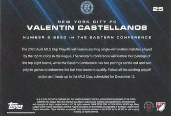 2020 Topps On-Demand Set 24: 2020 MLS Soccer Playoffs #25 Valentín Castellanos Back