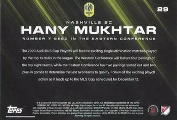 2020 Topps On-Demand Set 24: 2020 MLS Soccer Playoffs #29 Hany Mukhtar Back