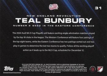 2020 Topps On-Demand Set 24: 2020 MLS Soccer Playoffs #31 Teal Bunbury Back