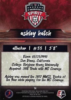 2020 Parkside NWSL Challenge Cup #14 Ashley Hatch Back