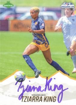 2020 Parkside NWSL Challenge Cup - Signature Series Autograph #SS-TK Tziarra King Front