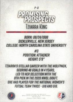 2020 Parkside NWSL Challenge Cup - Promising Prospects #P-8 Tziarra King Back