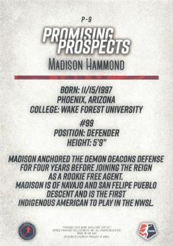 2020 Parkside NWSL Challenge Cup - Promising Prospects #P-9 Madison Hammond Back