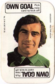 1972-73 A&BC Football Card Game #2 Peter Shilton Front