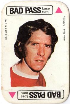 1972-73 A&BC Football Card Game #5 Alan Ball Front