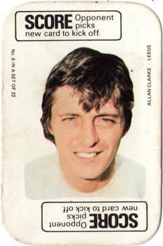1972-73 A&BC Football Card Game #6 Allan Clarke Front