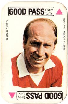 1972-73 A&BC Football Card Game #8 Bobby Charlton Front