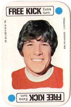1972-73 A&BC Football Card Game #10 Emlyn Hughes Front