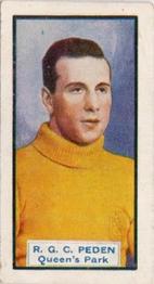 1930 D.C. Thomson Footballers and Cars #3 Ronnie Peden Front