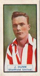 1930 D.C. Thomson Footballers and Cars #20 Jimmy Dunn Front