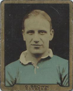 1932 D.C. Thomson Star Footballers (Scottish) #NNO George Brown Front