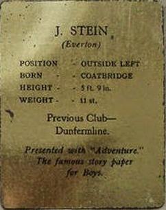 1932 D.C. Thomson Star Footballers (Scottish) #NNO Jimmy Stein Back