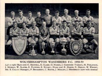 1958-59 Fleetway Football Teams #NNO Wolverhampton Wanderers F.C. Front