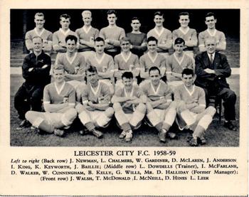 1958-59 Fleetway Football Teams #NNO Leicester City F.C. Front