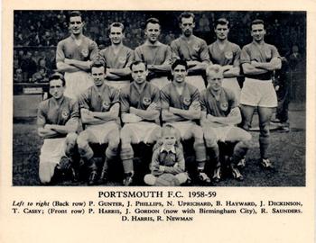 1958-59 Fleetway Football Teams #NNO Portsmouth F.C. Front