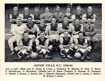 1959-60 Fleetway Football Teams #NNO Aston Villa F.C. Front