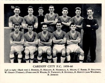 1959-60 Fleetway Football Teams #NNO Cardiff City F.C. Front