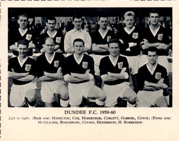 1959-60 Fleetway Football Teams #NNO Dundee Team Group Front