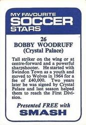 1969-70 IPC Magazines My Favorite Soccer Stars (Smash) #26 Bobby Woodruff Back