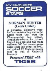 1969-70 IPC Magazines My Favorite Soccer Stars (Tiger) #9 Norman Hunter Back