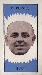 1959 Clevedon Confectionery Football Club Managers #8 Dave Russell Front