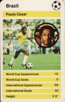 1978-79 Top Trumps World Cup '78 #NNO Paulo César Front