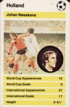 1978-79 Top Trumps World Cup '78 #NNO Johan Neeskens Front