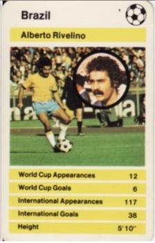 1978-79 Top Trumps World Cup '78 #NNO Roberto Rivelino Front