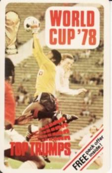 1978-79 Top Trumps World Cup '78 #NNO Title Card Front