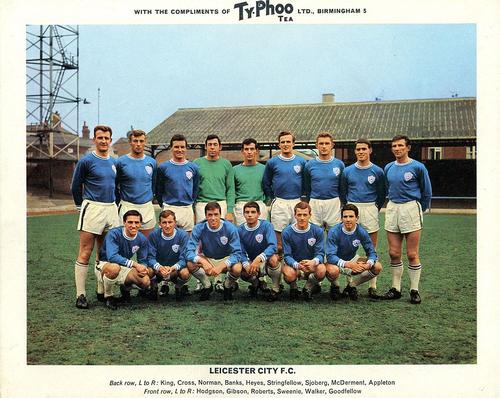 1965-66 Ty-Phoo Famous Football Clubs #NNO Leicester City F.C. Front