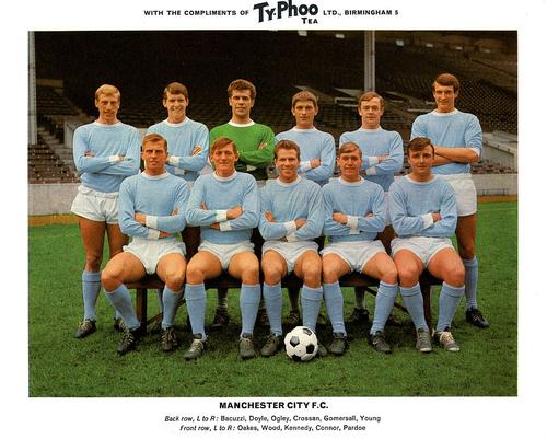 1965-66 Ty-Phoo Famous Football Clubs #NNO Manchester City F.C. Front