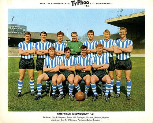 1965-66 Ty-Phoo Famous Football Clubs #NNO Sheffield Wednesday F.C. Front