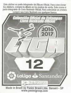 2016-17 Panini LaLiga Santander Stickers (Brazil) #12 Augusto Fernandez Back