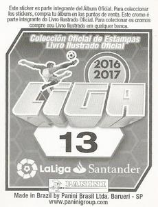 2016-17 Panini LaLiga Santander Stickers (Brazil) #13 Nico Gaitan Back
