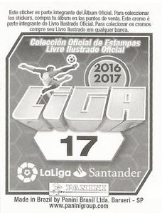 2016-17 Panini LaLiga Santander Stickers (Brazil) #17 Kevin Gameiro Back