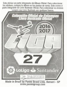 2016-17 Panini LaLiga Santander Stickers (Brazil) #27 Jan Oblak Back